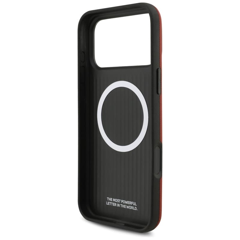 BMW M FW Metal Logo MagSafe - Case iPhone 17 Pro Max (red) - 7