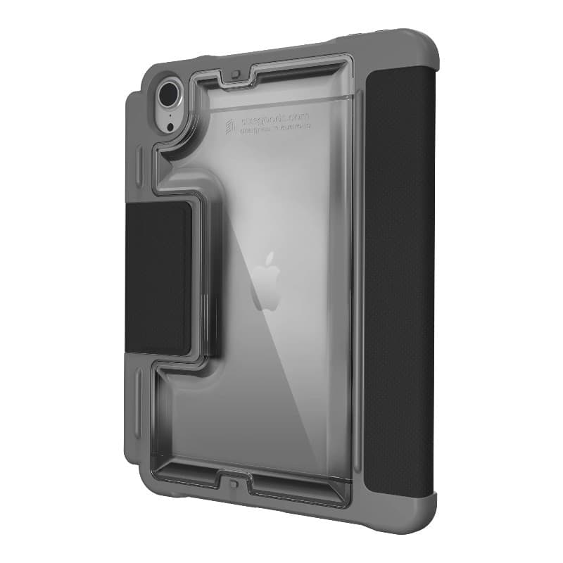 STM Dux Plus - Rugged Case for iPad mini 7 (2024) / mini 6 (2021) MIL-STD-810G with Apple Pencil Holder (Black) - 2