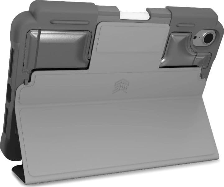 STM Dux Plus - Rugged Case for iPad mini 7 (2024) / mini 6 (2021) MIL-STD-810G with Apple Pencil Holder (Black) - 3
