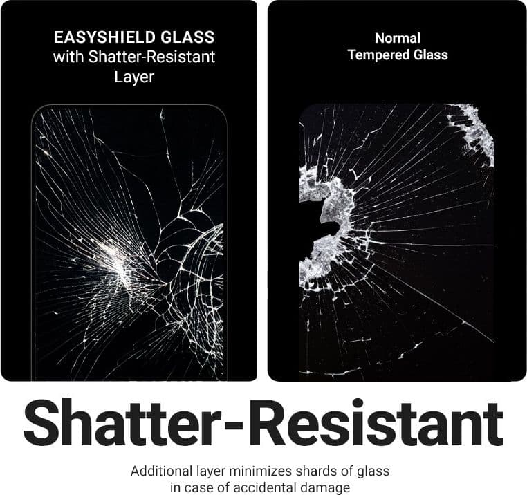 Crong EasyShield 2-Pack - Vetro temperato per iPhone 17 / iPhone 17 Pro / iPhone 16 Pro (2 pezzi) - 12