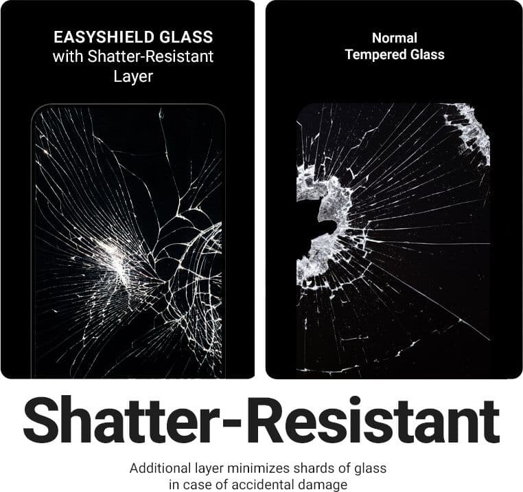 Crong EasyShield 2-Pack - Vetro temperato per iPhone 17 / iPhone 17 Pro / iPhone 16 Pro (2 pezzi) - 5
