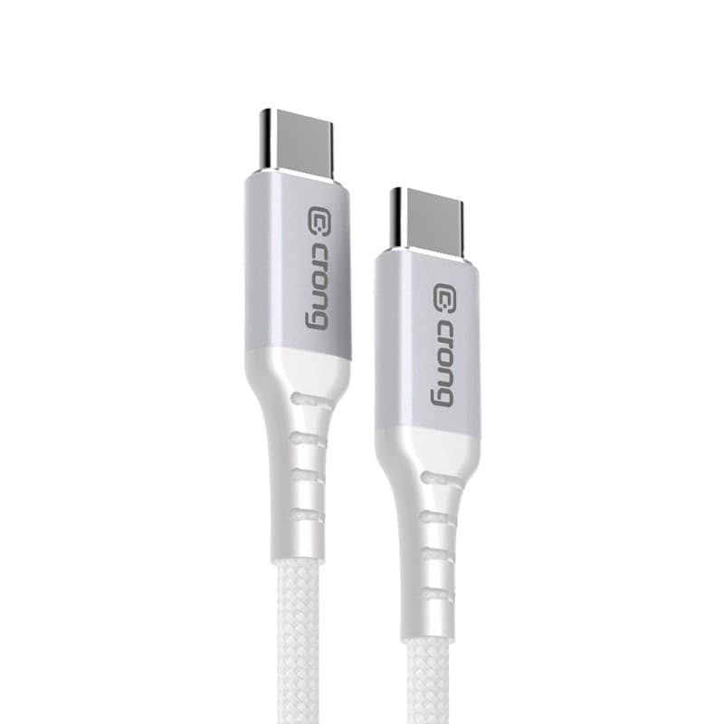 Crong Armor Link - Cavo USB-C a USB-C da 100 W PD 5 A, 200 cm (bianco) - 7