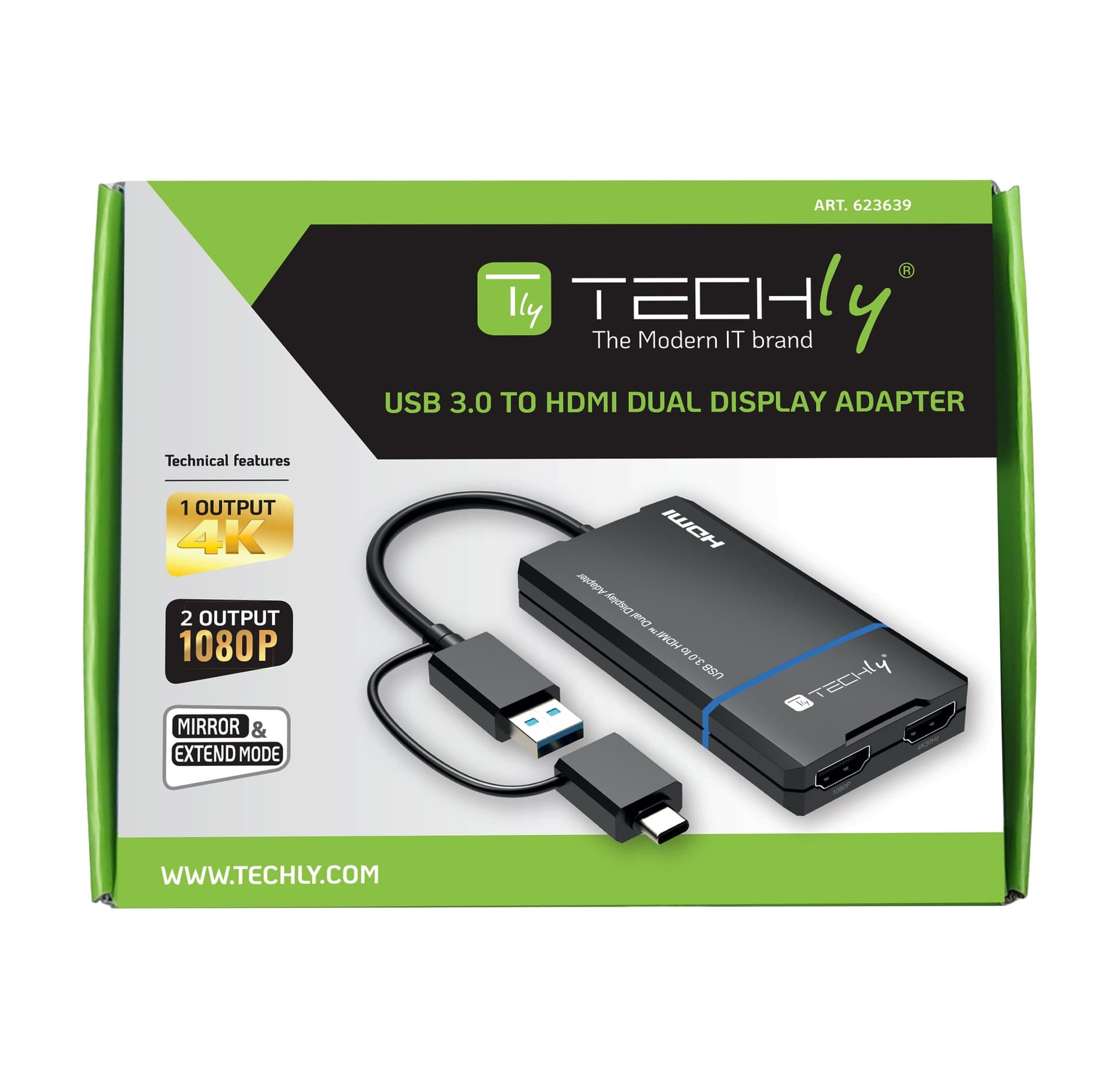 Adattatore USB-C&trade e USB-A a Doppio Monitor HDMI - 2