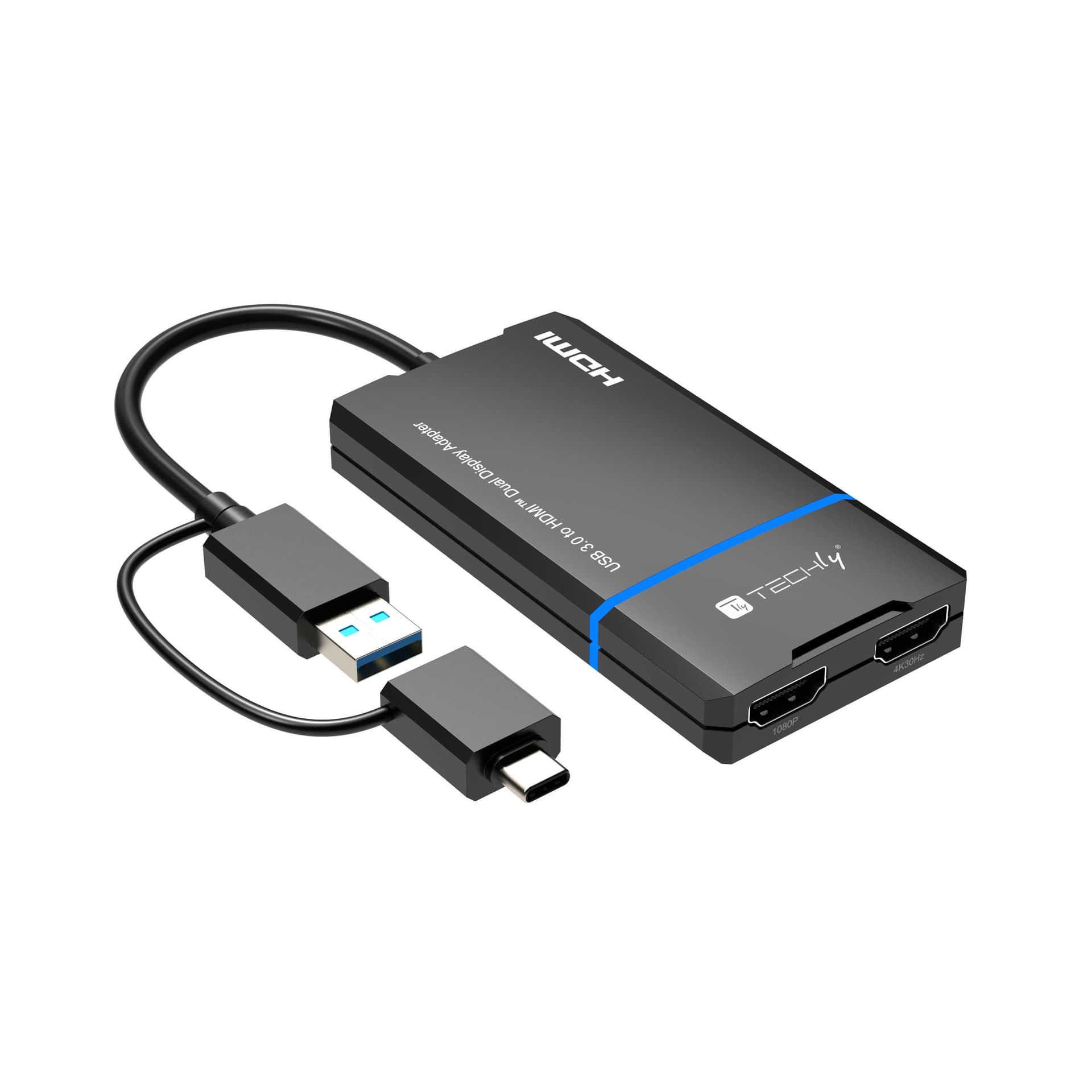 Adattatore USB-C&trade e USB-A a Doppio Monitor HDMI - 6