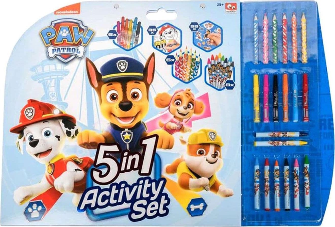 Paw Patrol Blocco Activity 5 in 1 con Colori - 2