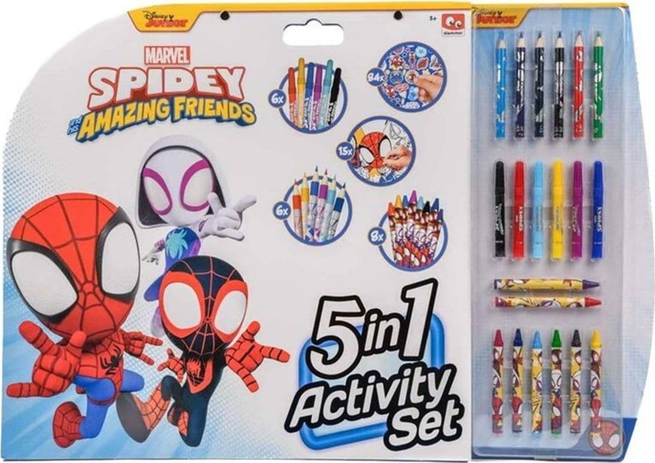 Blocco Activity 5 in 1 con Colori Spidey - 2
