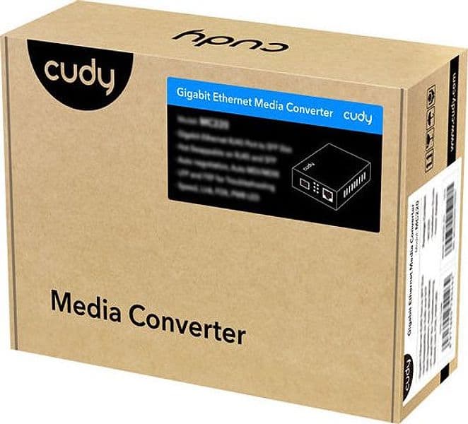 Convertitore Multimediale Gigabit RJ45 10/100/1000 Mbps Ethernet Slot SFP - 8
