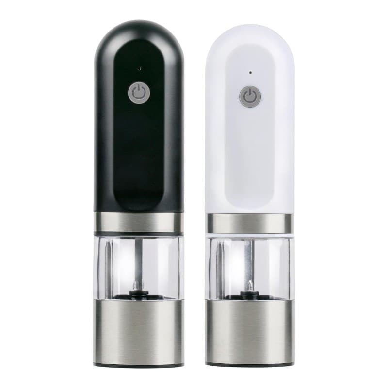 Alpina - Set macina sale e pepe elettrici con batteria USB (2 pezzi)