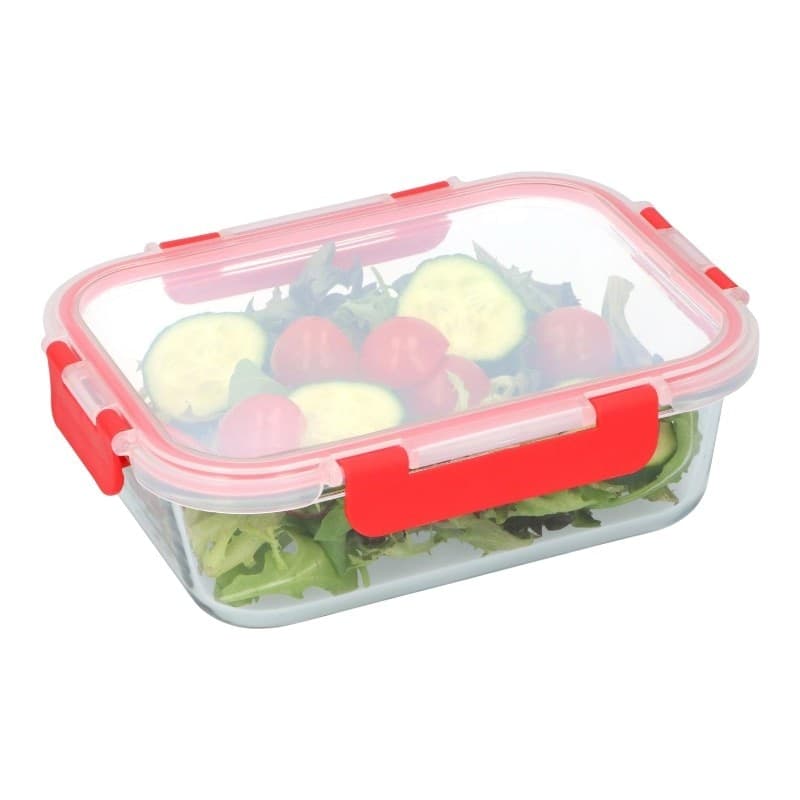 Alpina - Contenitore per alimenti in vetro con coperchio lunchbox 21x16x6 cm 1 L - 5