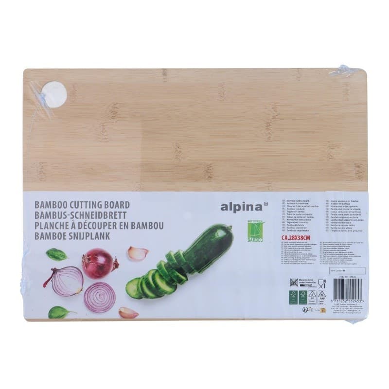 Alpina - Tagliere in legno 28x38 cm (verde) - 4