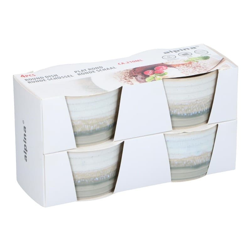 Alpina - Teglie in ceramica 10,2x6 cm (4 pezzi) - 2