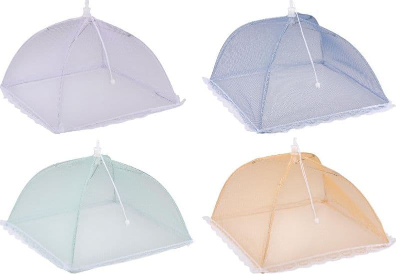 Alpina - Telo copri picnic / zanzariera per alimenti 35x35x22 cm (viola) - 8