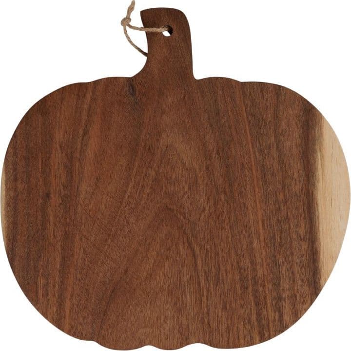 Alpina - Tagliere da portata in legno a forma di zucca 30x29 cm - 4