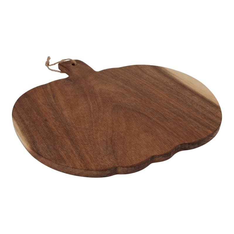 Alpina - Tagliere da portata in legno a forma di zucca 30x29 cm - 5