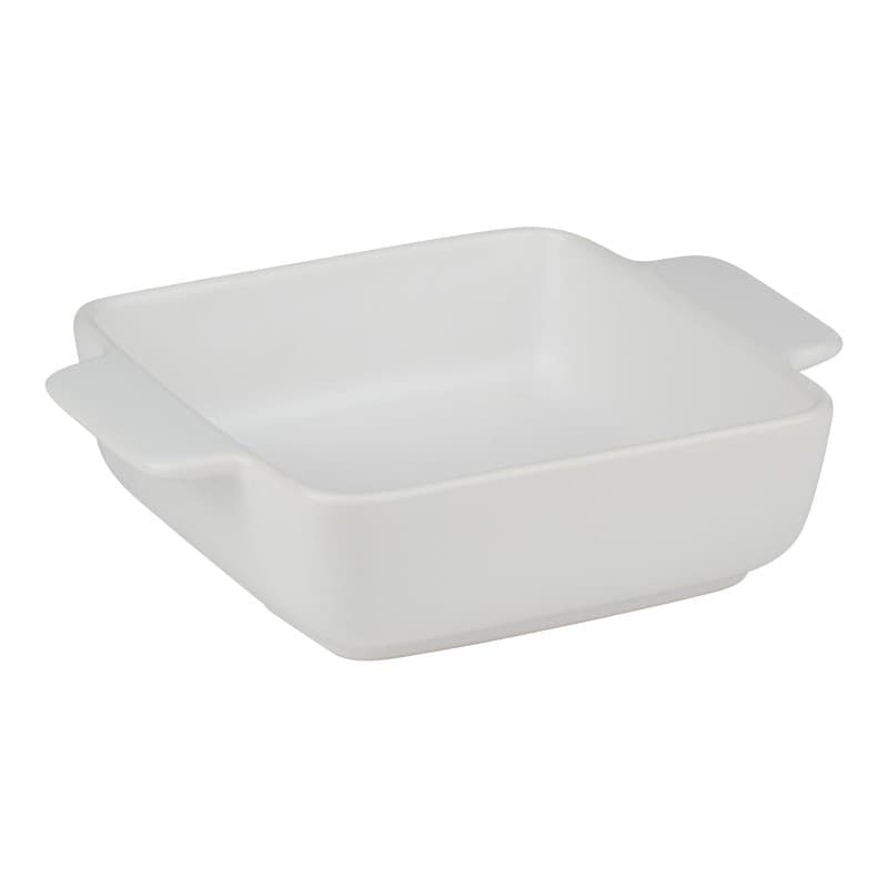 Alpina - Pirofila quadrata in ceramica 21x15,8x5,8 cm (bianca) - 5