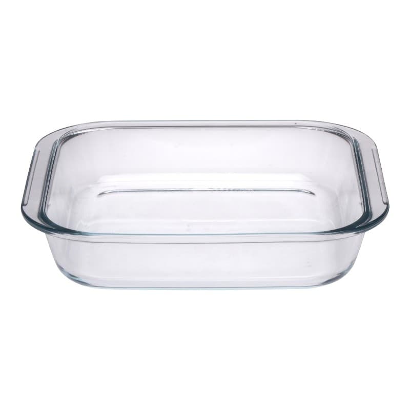 Alpina - Pirofila in vetro da forno 25,5x23x5 cm 1,8 L - 2