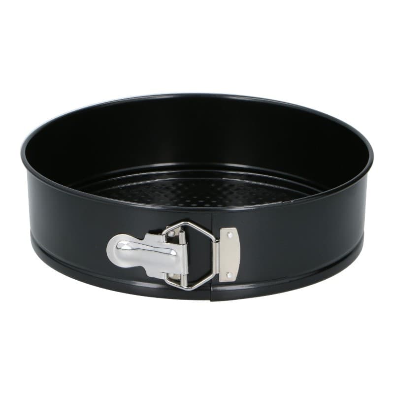 Alpina - Teglia rotonda da forno / tortiera con rivestimento antiaderente 24x7 cm (nero) - 6