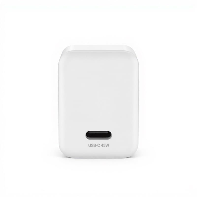 Crong Ultra Compact GaN - Caricabatterie da parete USB-C 45W PD 3.0 con PPS (bianco) - 10