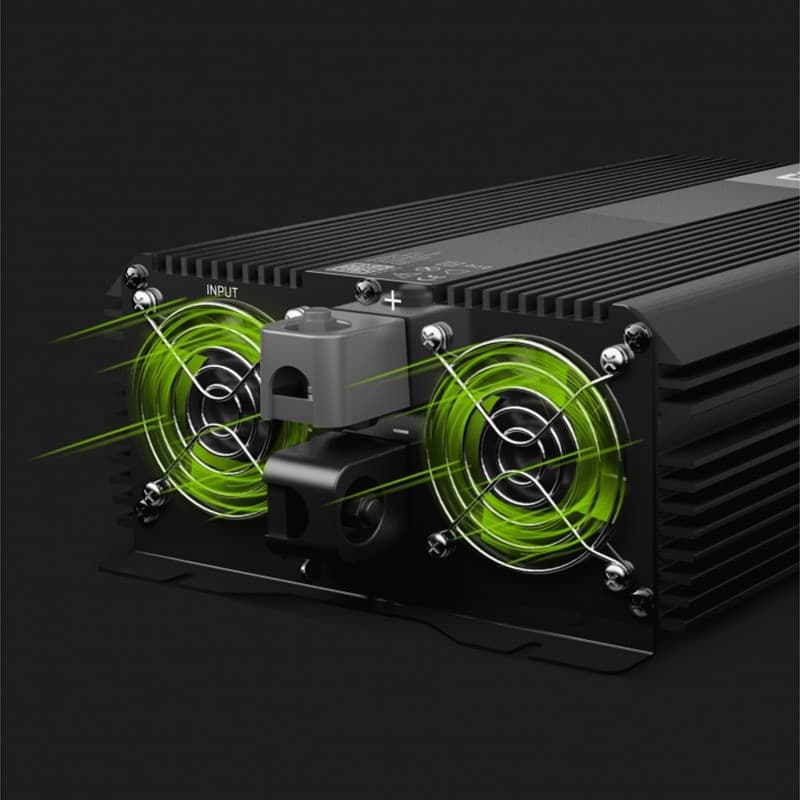 Green Cell - Voltage converter Inverter PRO 12V to 230V 2000W/4000W Modified sine wave - 10