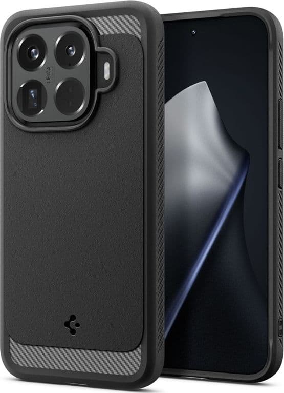 Spigen Rugged Armor - Custodia per Xiaomi 15T Pro (nero opaco) - 11