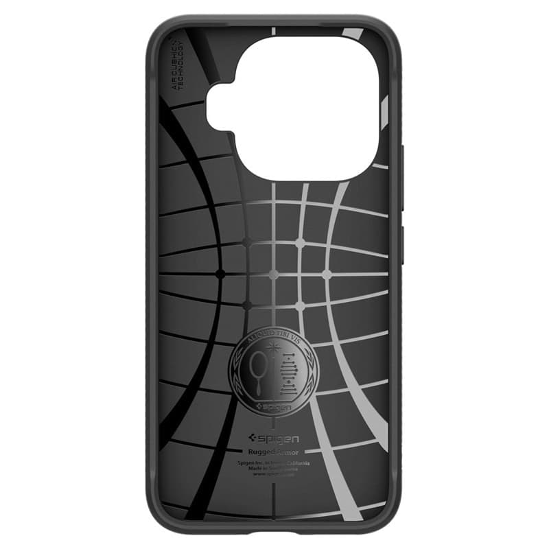 Spigen Rugged Armor - Custodia per Xiaomi 15T Pro (nero opaco) - 3