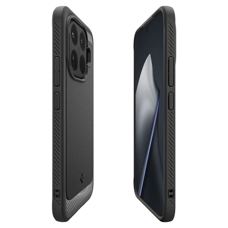 Spigen Rugged Armor - Custodia per Xiaomi 15T Pro (nero opaco) - 7