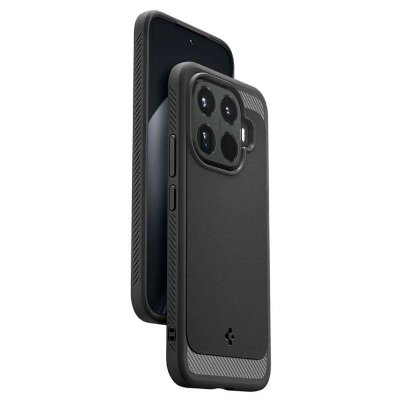 Spigen Rugged Armor - Custodia per Xiaomi 15T Pro (nero opaco) - 8