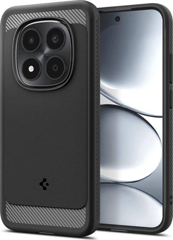 Spigen Rugged Armor - Custodia per Xiaomi Redmi Note 15 Pro 5G (nero opaco) - 11
