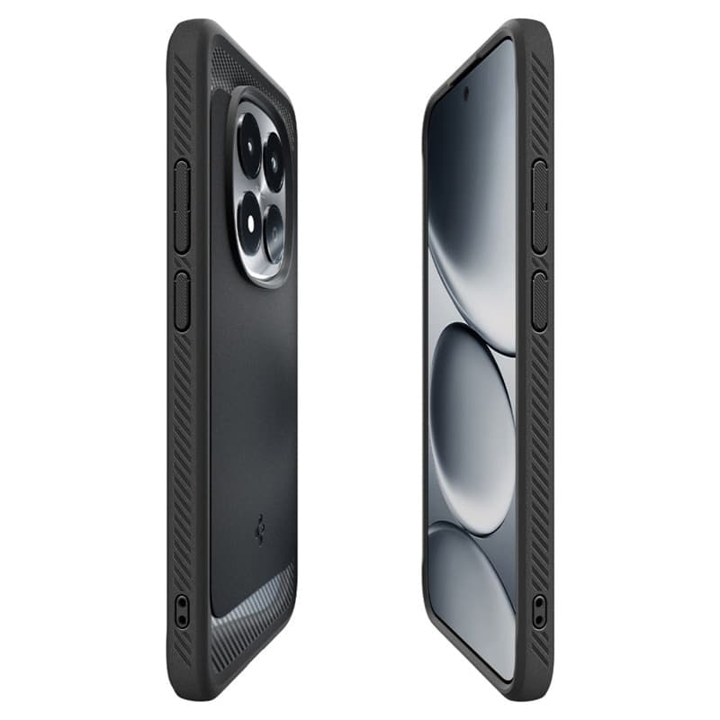 Spigen Rugged Armor - Custodia per Xiaomi Redmi Note 15 Pro 5G (nero opaco) - 7