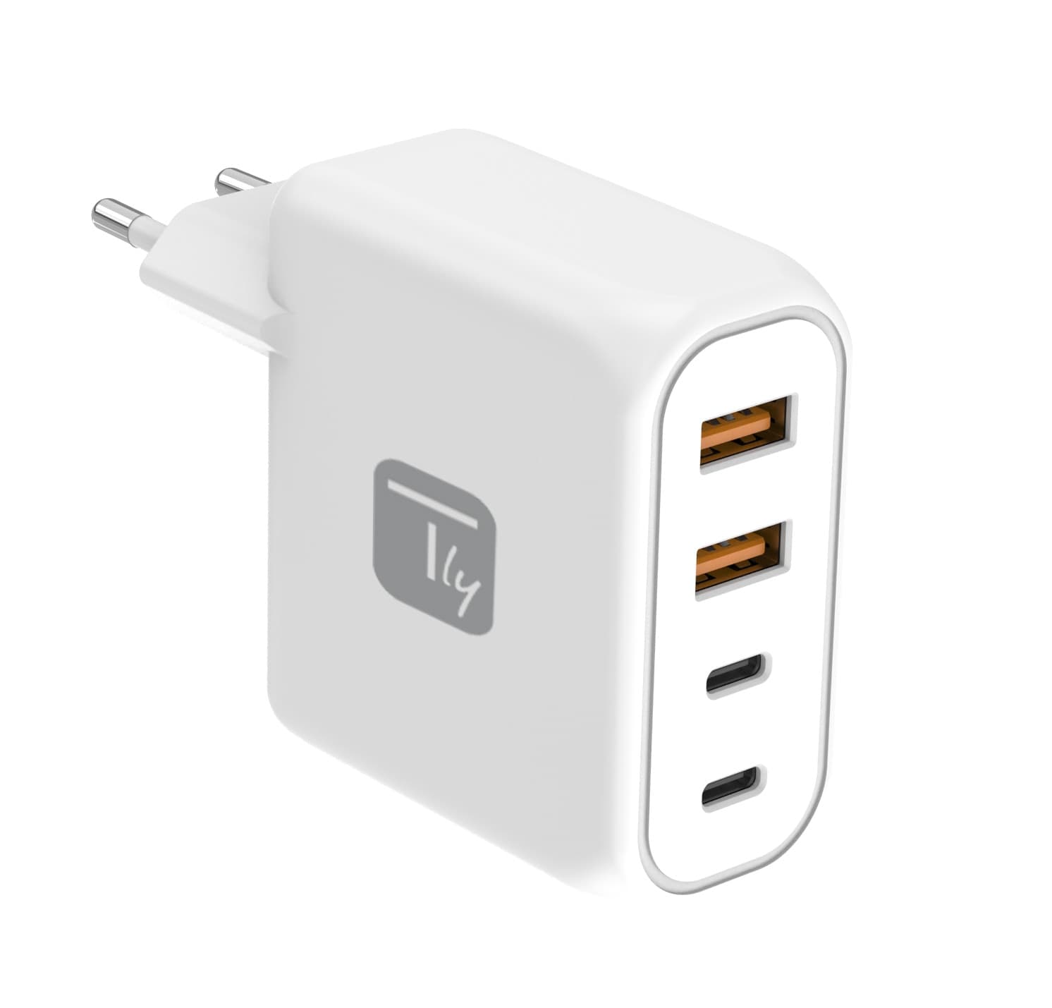 Caricatore Alimentatore 2 Porte USB-C&trade e 2 Porte USB-A da Muro 100W per Smartphone o Tablet - 6