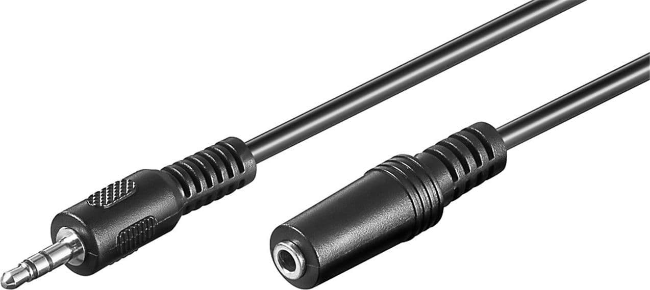 Cavo Prolunga Stereo 3.5 mm M/F 4Pin 3 m Nero - 4