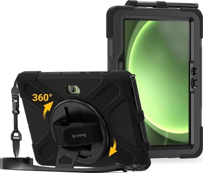 Crong Defender Plus - Custodia blindata per Samsung Galaxy Tab Active5 Pro 10.1" (nero) - 11