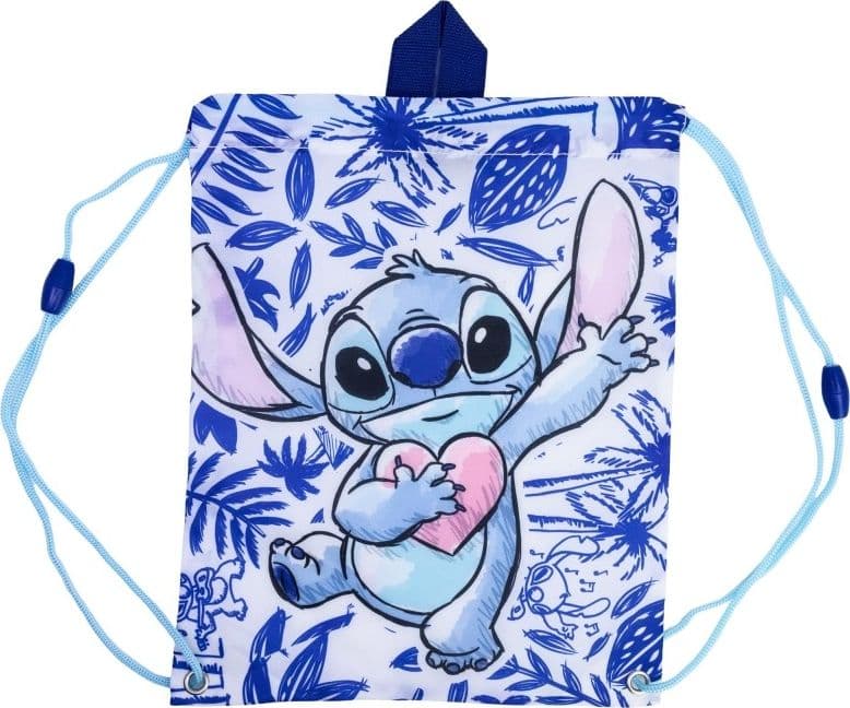 Disney Stitch - Zaino con coulisse/borsa scolastica (30 x 25 cm) - 6