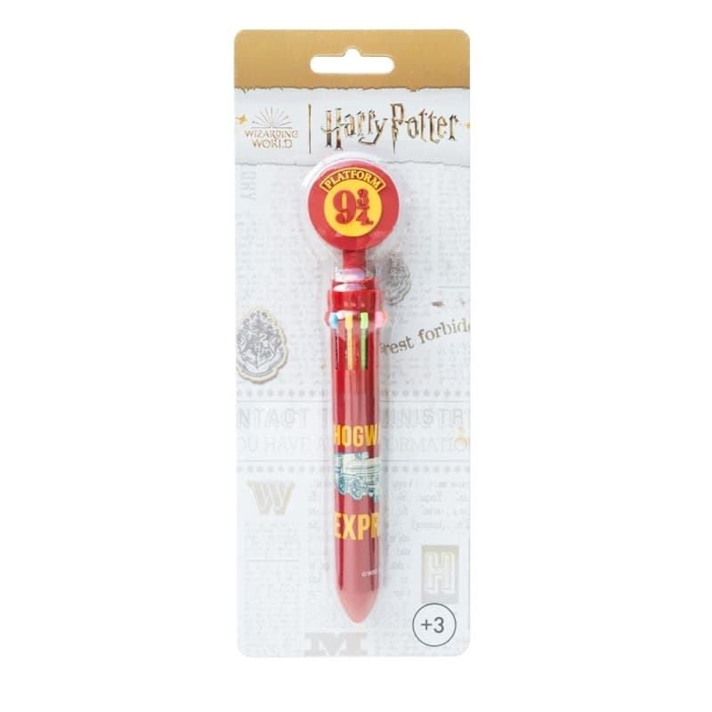Harry Potter - Penna a sfera automatica 3D Binario 9 3/4 a 10 colori - 2