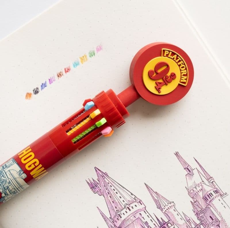 Harry Potter - Penna a sfera automatica 3D Binario 9 3/4 a 10 colori - 13