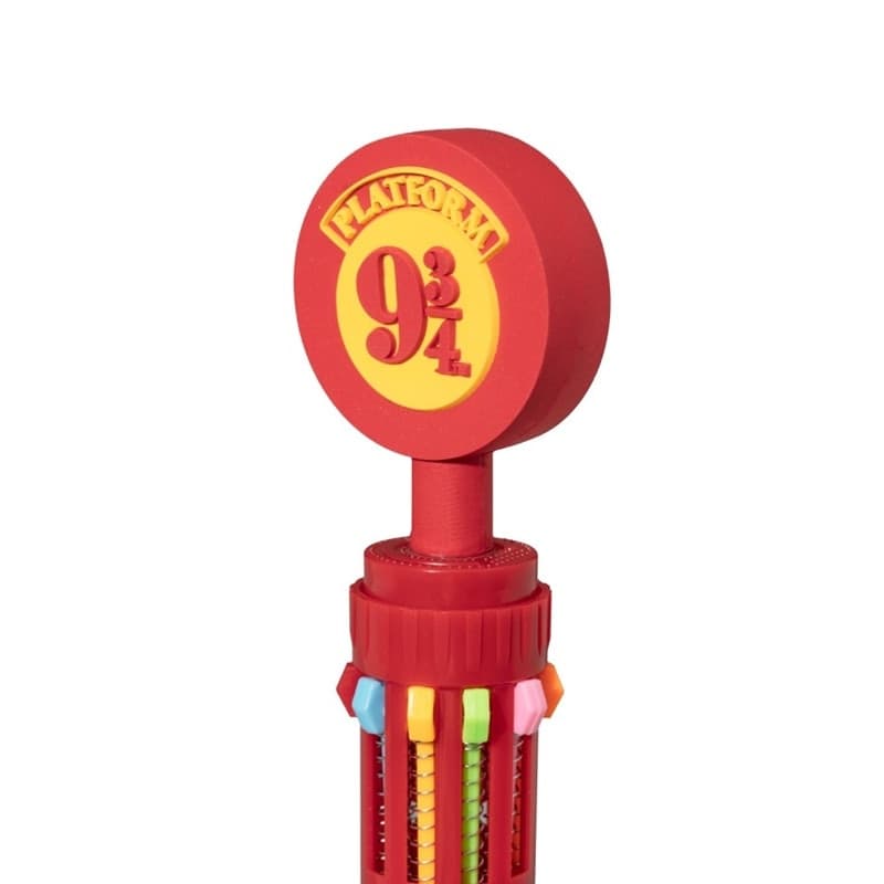 Harry Potter - Penna a sfera automatica 3D Binario 9 3/4 a 10 colori - 3