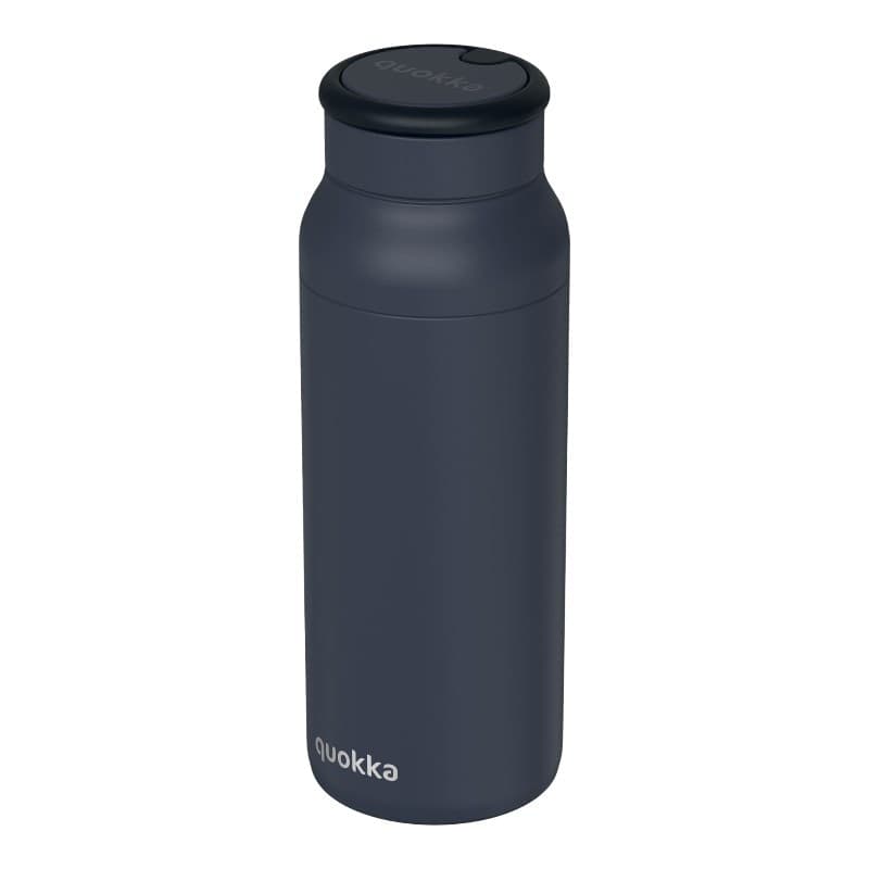 Quokka Echo - Bottiglia in acciaio inossidabile da 690 ml con manico in silicone (nero) - 4