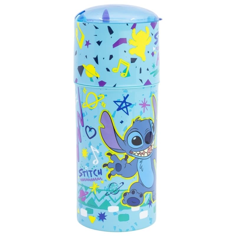 Disney Stitch - Bottiglia Ecozen da 350 ml con beccuccio della collezione Stitch & Angel - 3