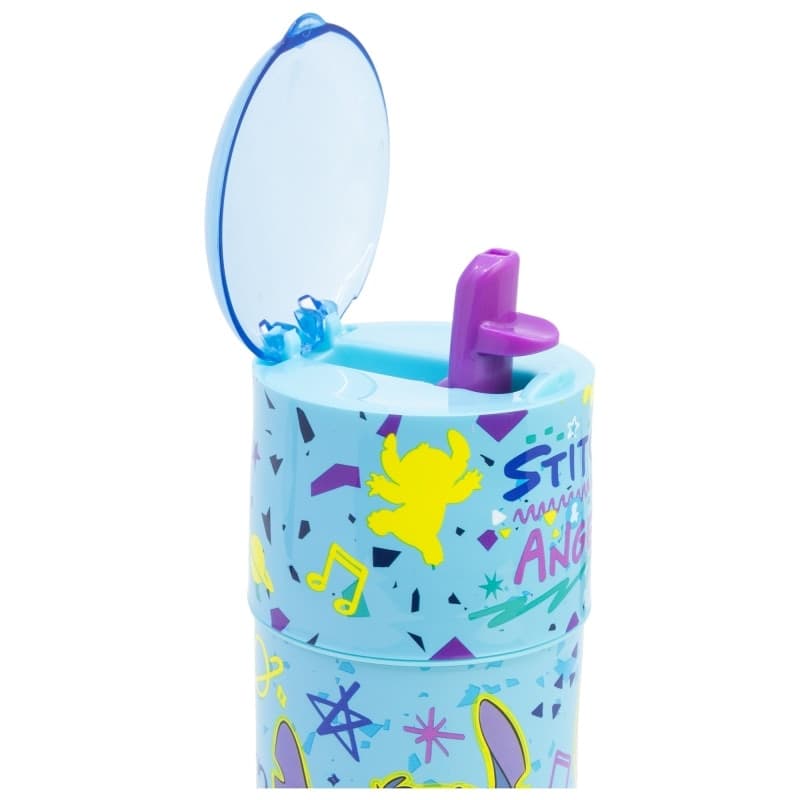 Disney Stitch - Bottiglia Ecozen da 350 ml con beccuccio della collezione Stitch & Angel - 4