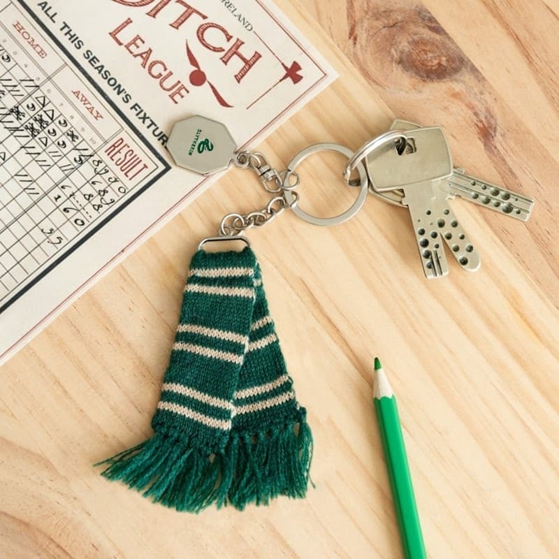 Harry Potter - Portachiavi con sciarpa di Serpeverde - 3