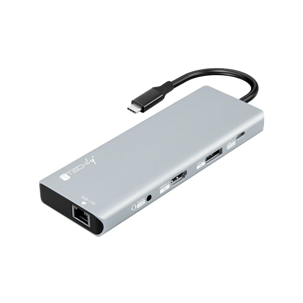 Docking Station 10 in 1 USB-C&trade USB HDMI DP Lettore SD/TF RJ45 2.5G/PD Hub Multiporta - 4