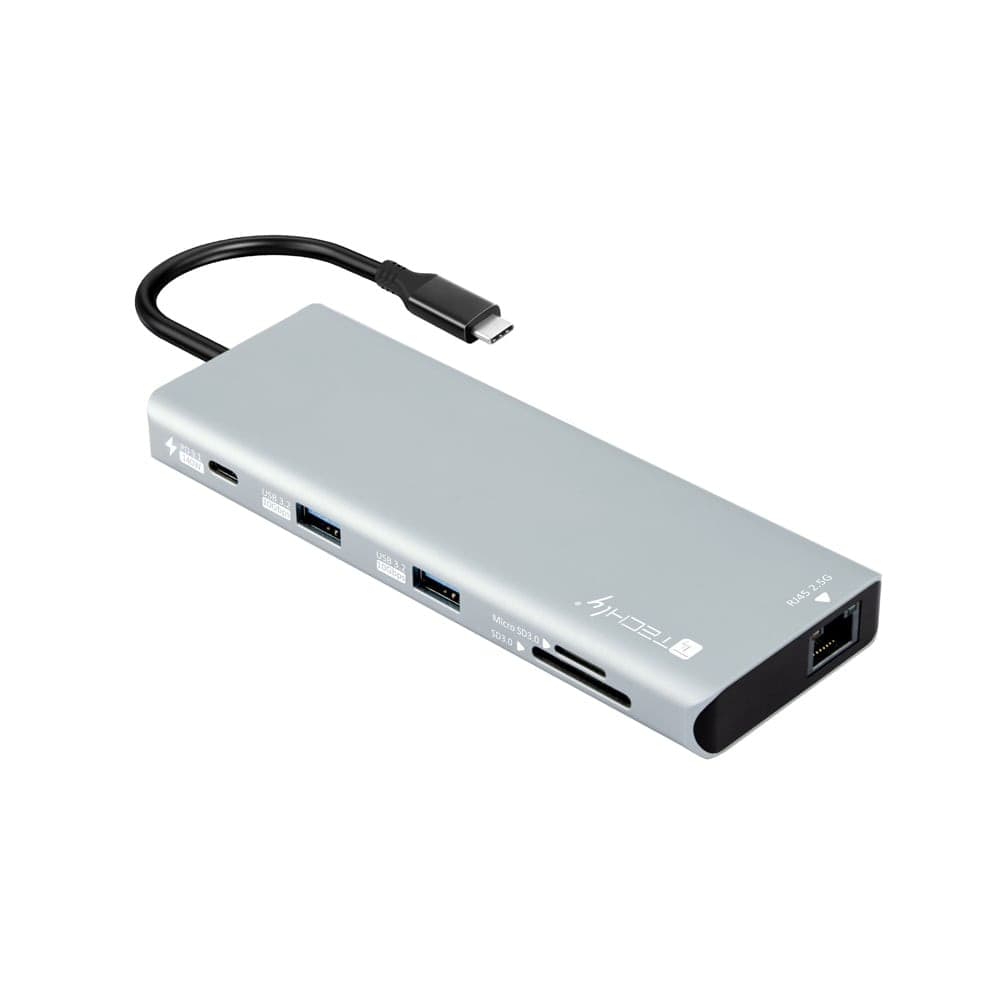 Docking Station 10 in 1 USB-C&trade USB HDMI DP Lettore SD/TF RJ45 2.5G/PD Hub Multiporta - 5