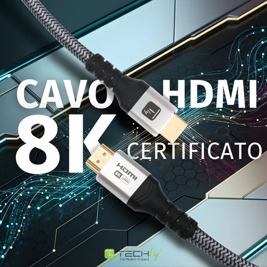 Cavo HDMI&trade Ultra High Speed 48Gbps Maschio / Maschio 8K@60Hz Certificato 1 m - 10