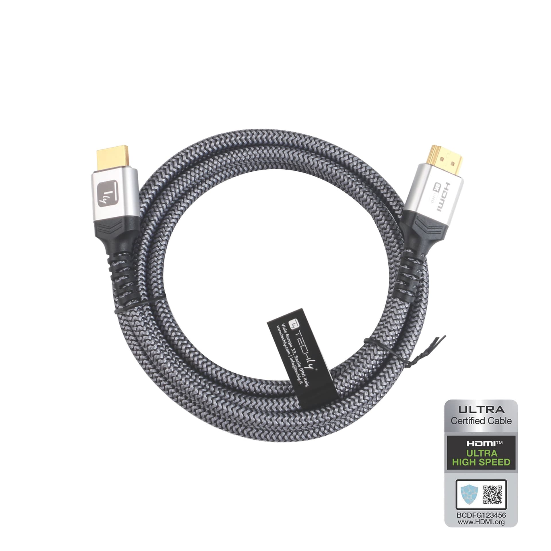 Cavo HDMI&trade Ultra High Speed 48Gbps Maschio / Maschio 8K@60Hz Certificato 2 m - 9