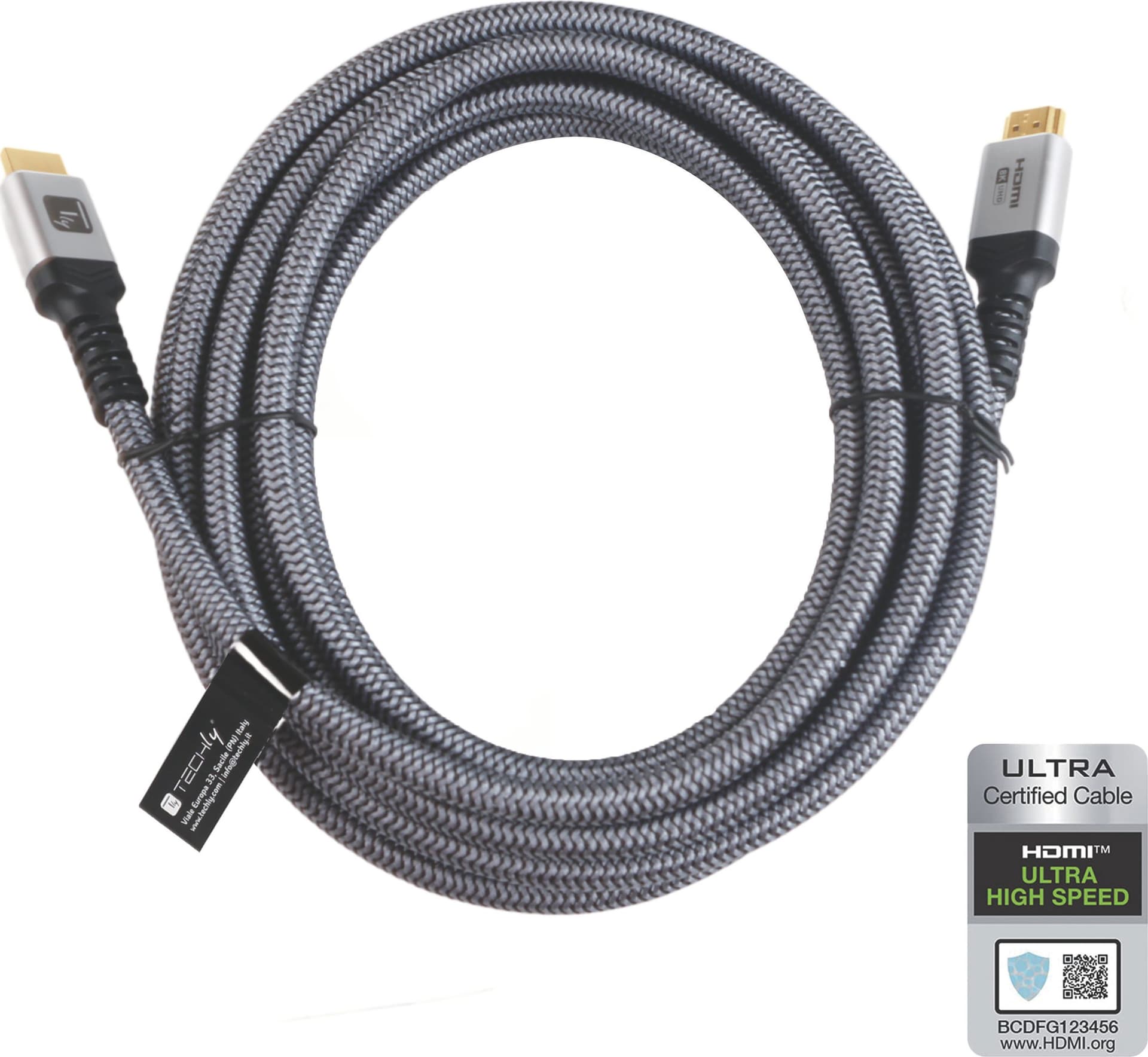 Cavo HDMI&trade Ultra High Speed 48Gbps Maschio / Maschio 8K@60Hz Certificato 5 m - 9