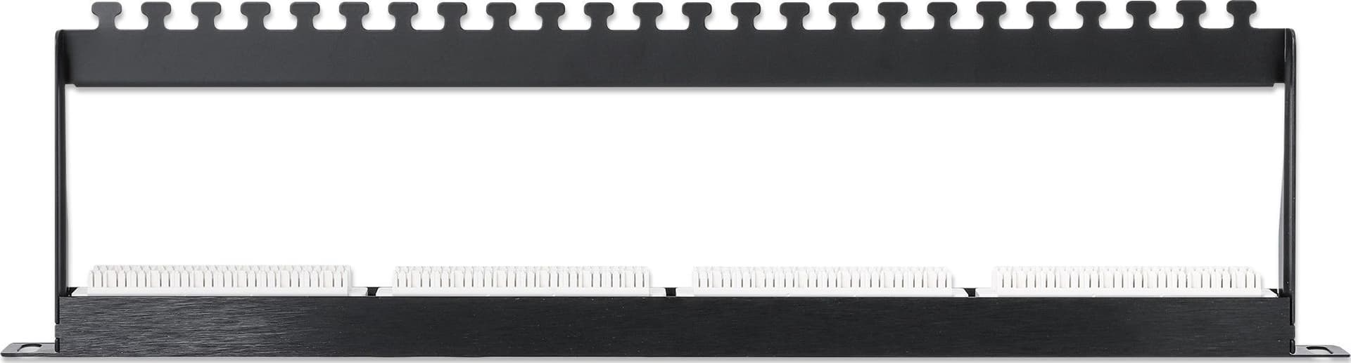 Pannello Patch UTP 24 Posti RJ45 0,5 U Cat. 6 Nero - 5