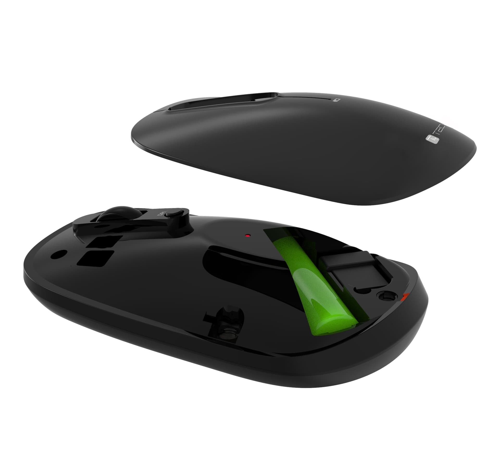 Mouse Ottico Wireless 2.4 GHZ 3D 1000/1200/1600 Dpi Nero o Bianco - 4