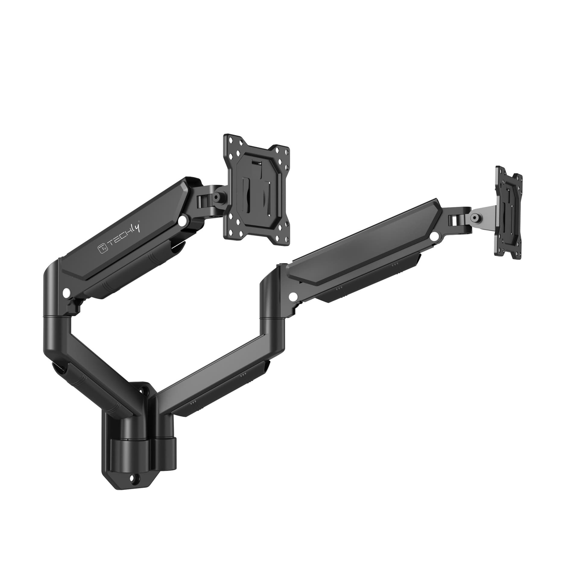 Staffa a Muro con Molla a Gas per due Monitor 13-32'' - 7