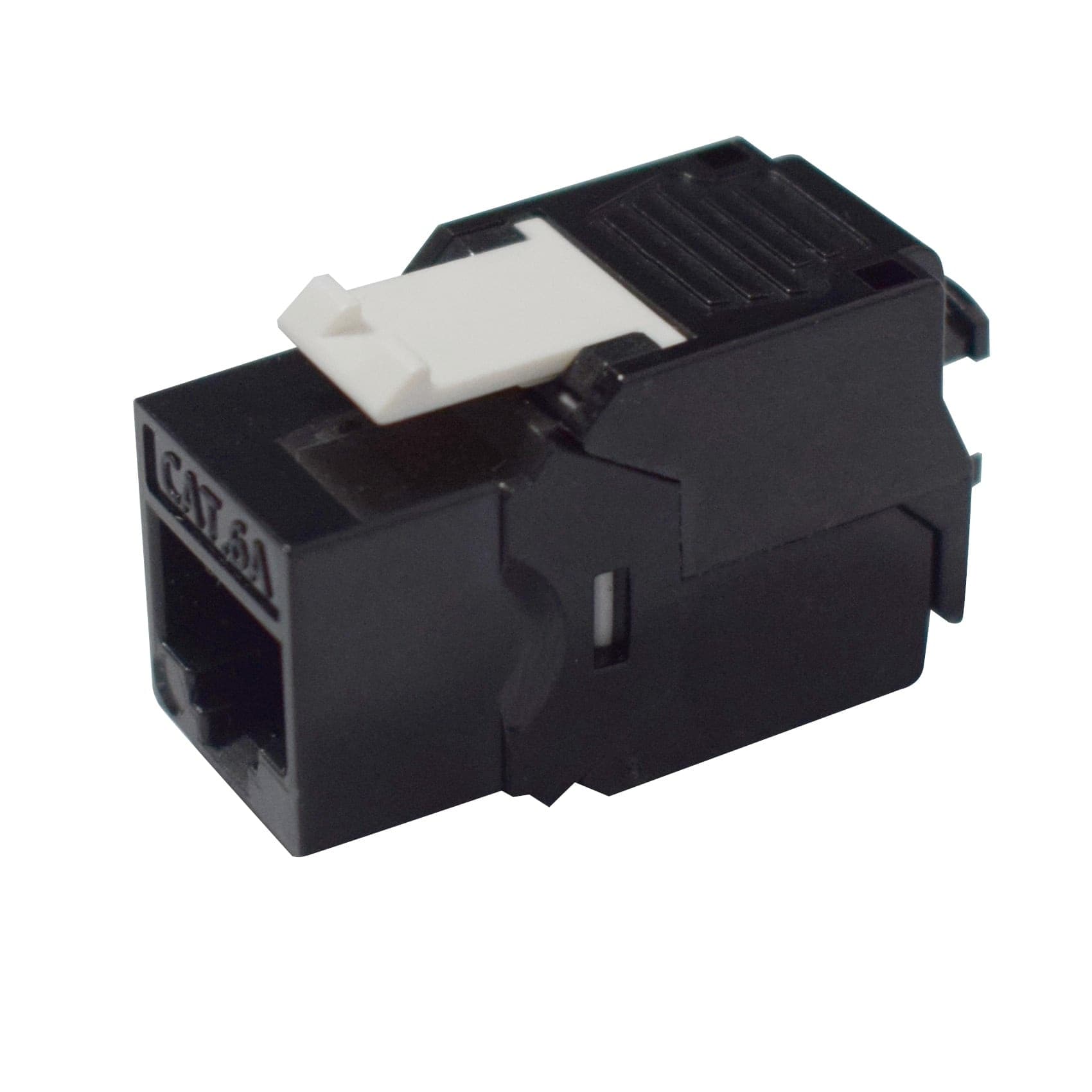 Frutto Keystone RJ45 Cat.6A UTP Toolless Nero 3&micro - 3