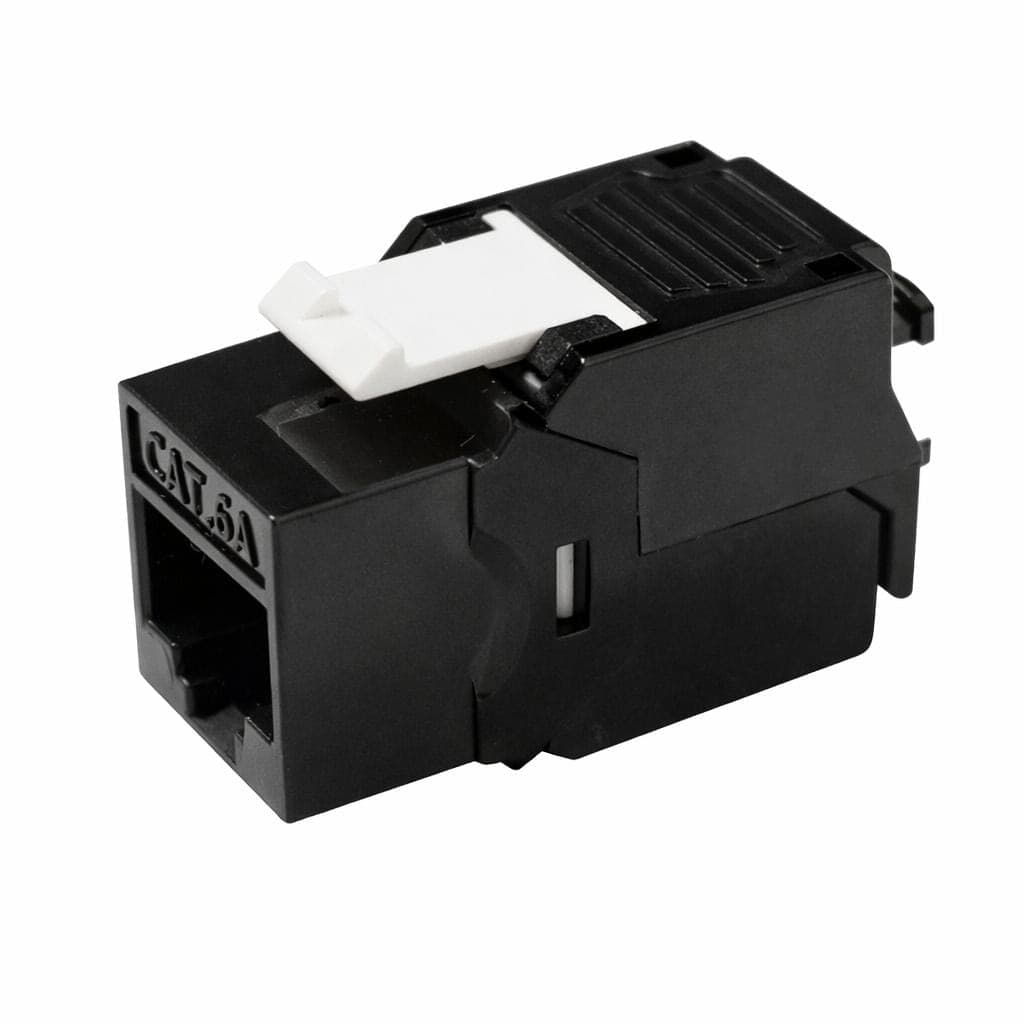 Frutto Keystone RJ45 Cat.6A UTP Toolless Nero 3&micro - 8